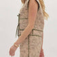 Entro - Floral Quilted Vest