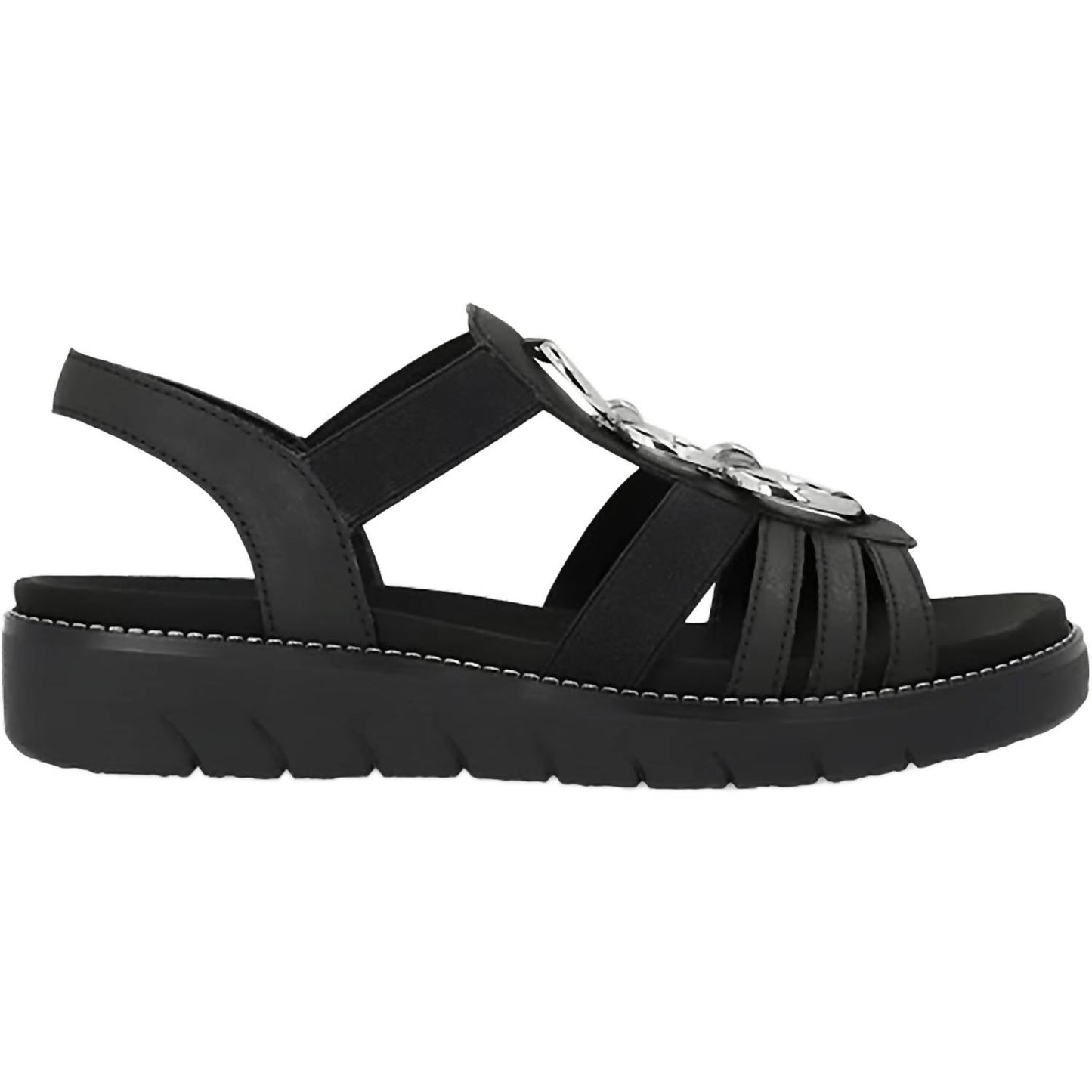 Remonte - Women's Synthetic Heel Strap Sandals