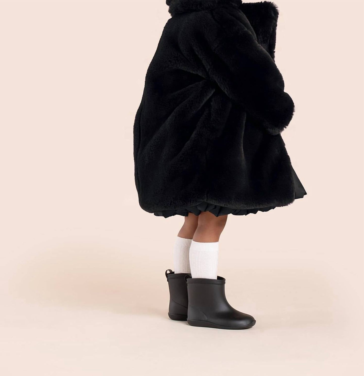 Omamimini - Kids' Faux Fur Coat