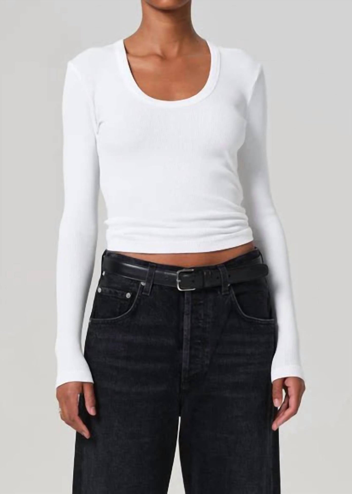 Citizens Of Humanity - Mara U-neck Long Sleeve Tee