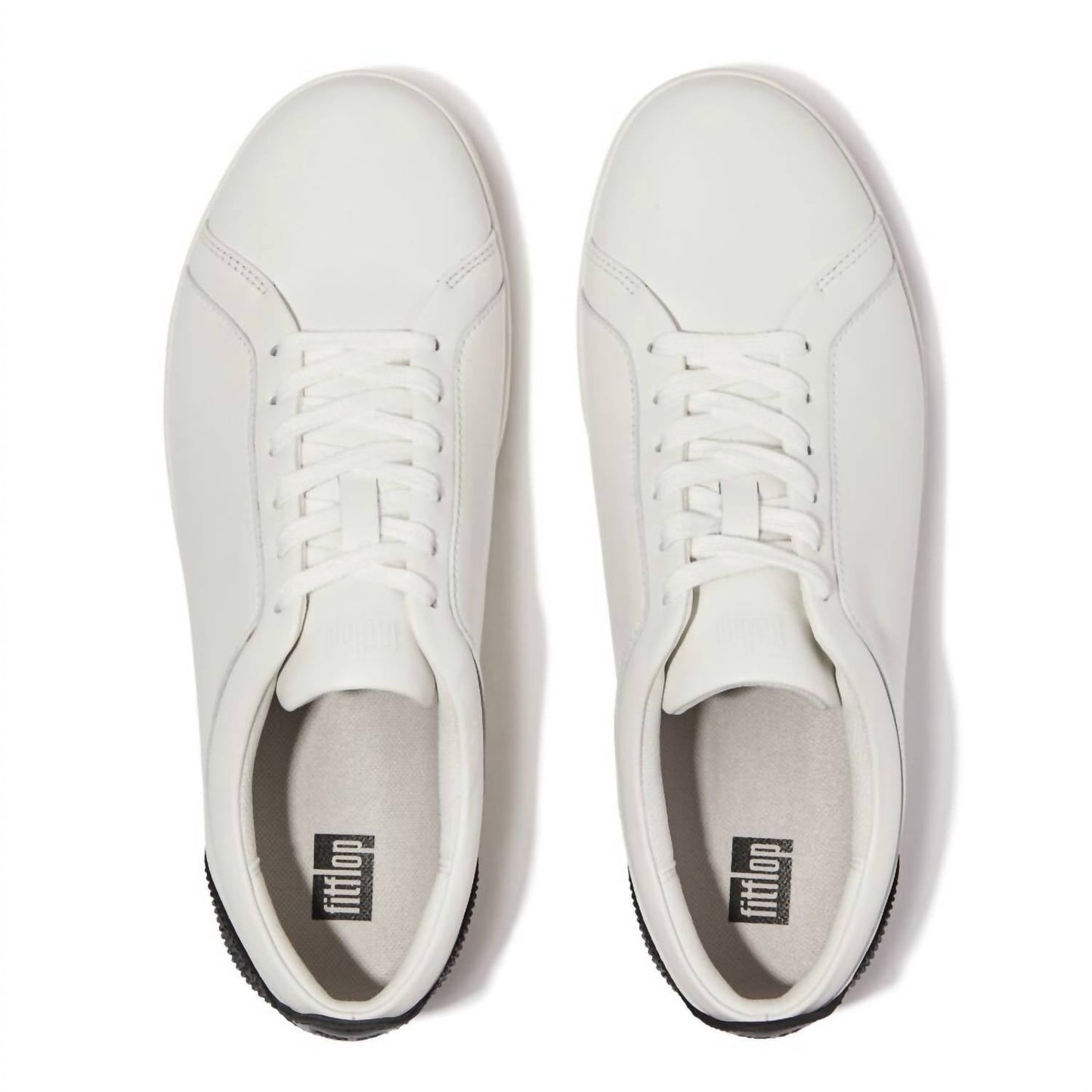 Fitflop - Womens's Rally Crystal Backtab Leather Sneaker