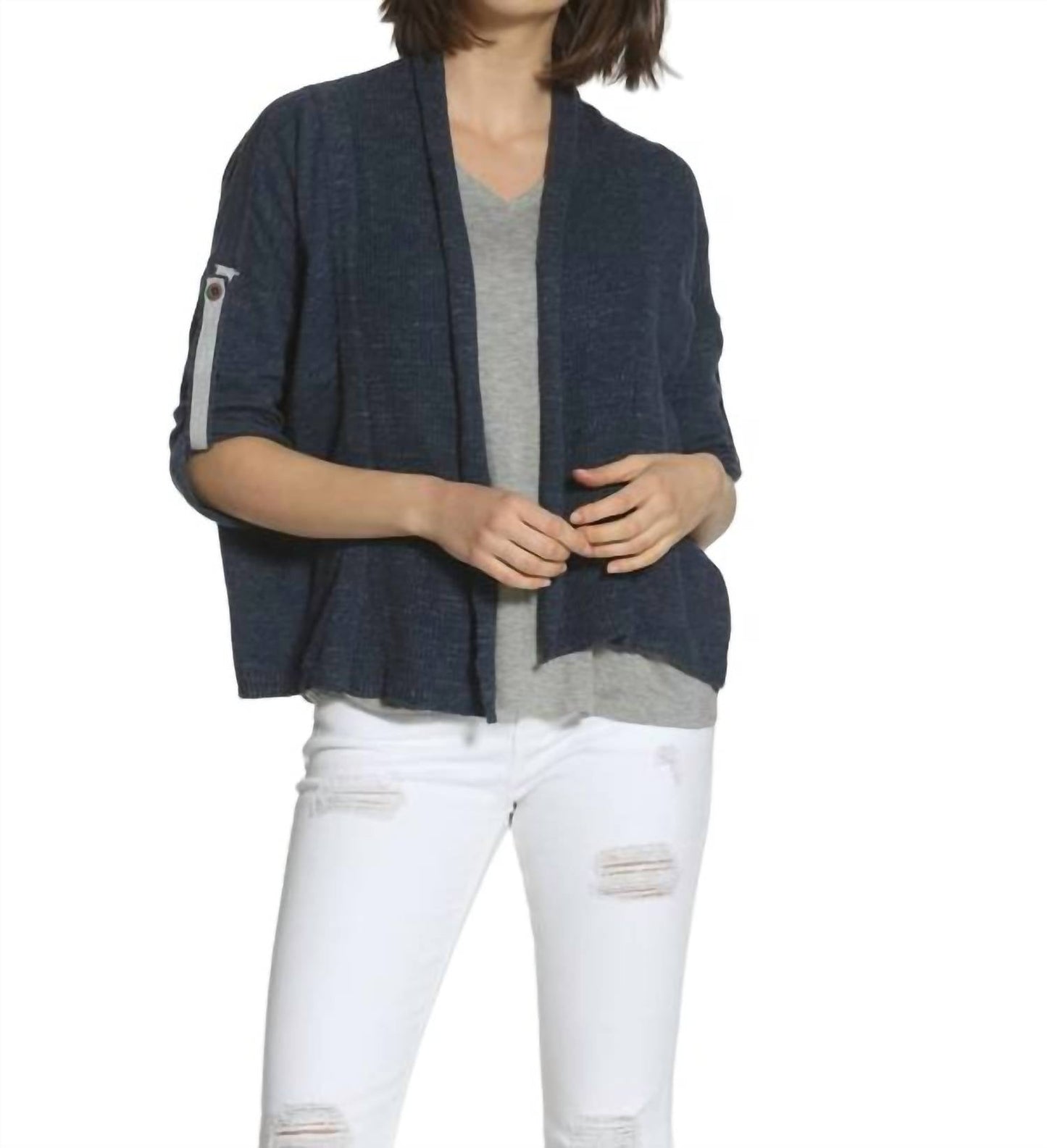 Label+Thread - Tab Sleeve Cardigan