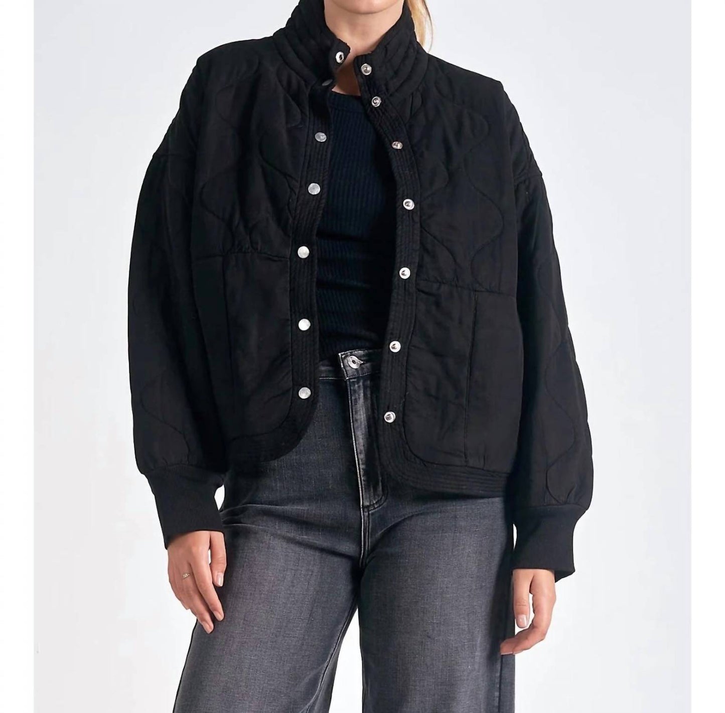 Elan - Quilted Bomber Jacket