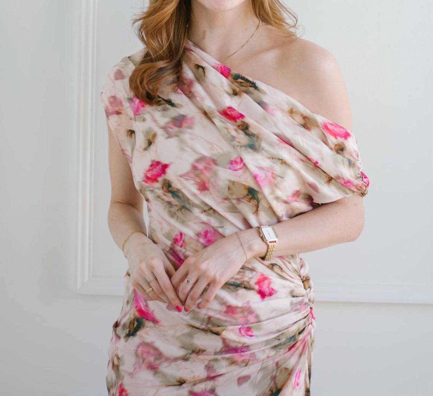 Lucy Paris - Arta Gathered Maxi Dress