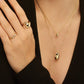 Eklexic - Women's Harmony Pebble Pendant Necklace
