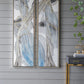 Elongated Modern Abstract Oil Paintings Wall Art Set of 2