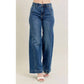 Judy Blue - High Waisted Trouser Wide Leg Jeans
