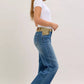 Judy Blue - Corduroy Waist Straight Leg Jeans