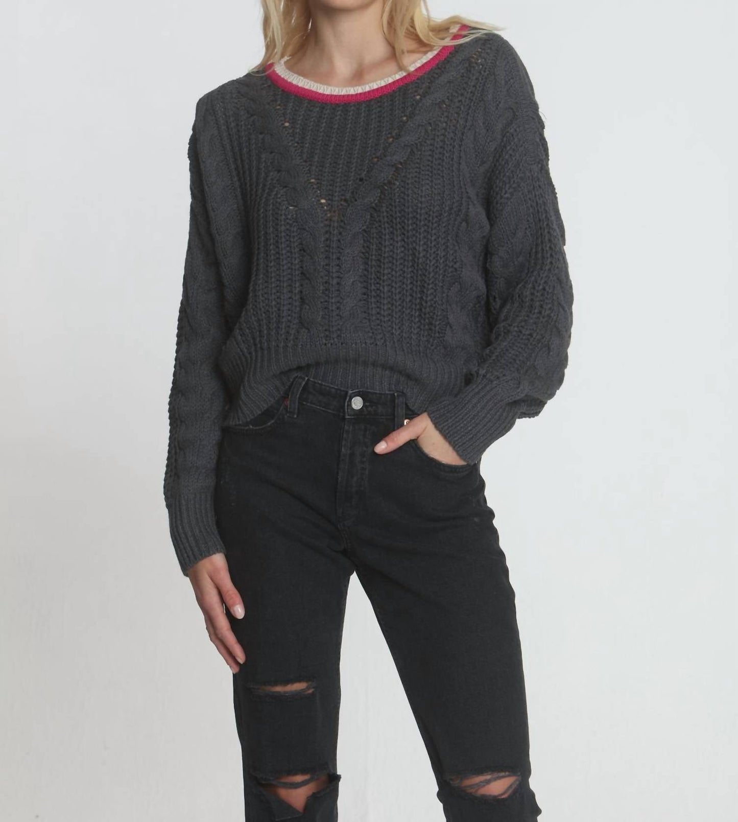 Label+Thread - Dakota Cable Crew Sweater