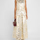 Lafayette 148 - Bateau-neck Metallic Jacquard Vest