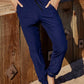 Wolven - Vegan Suede Finish Jogger Pants