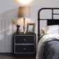 Modern Black Nightstand Table