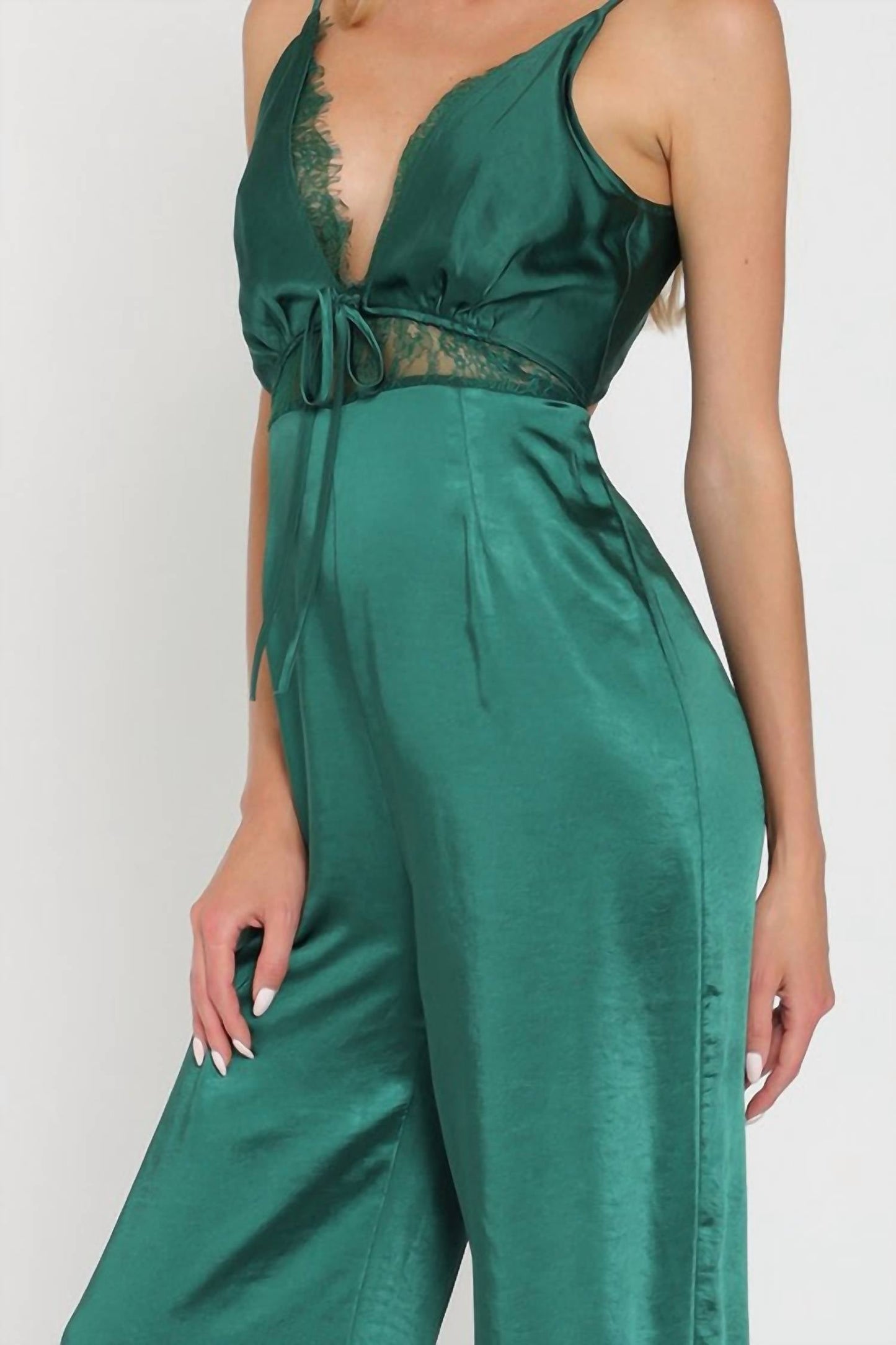 Aakaa - Amelia Lace Top Jumpsuit