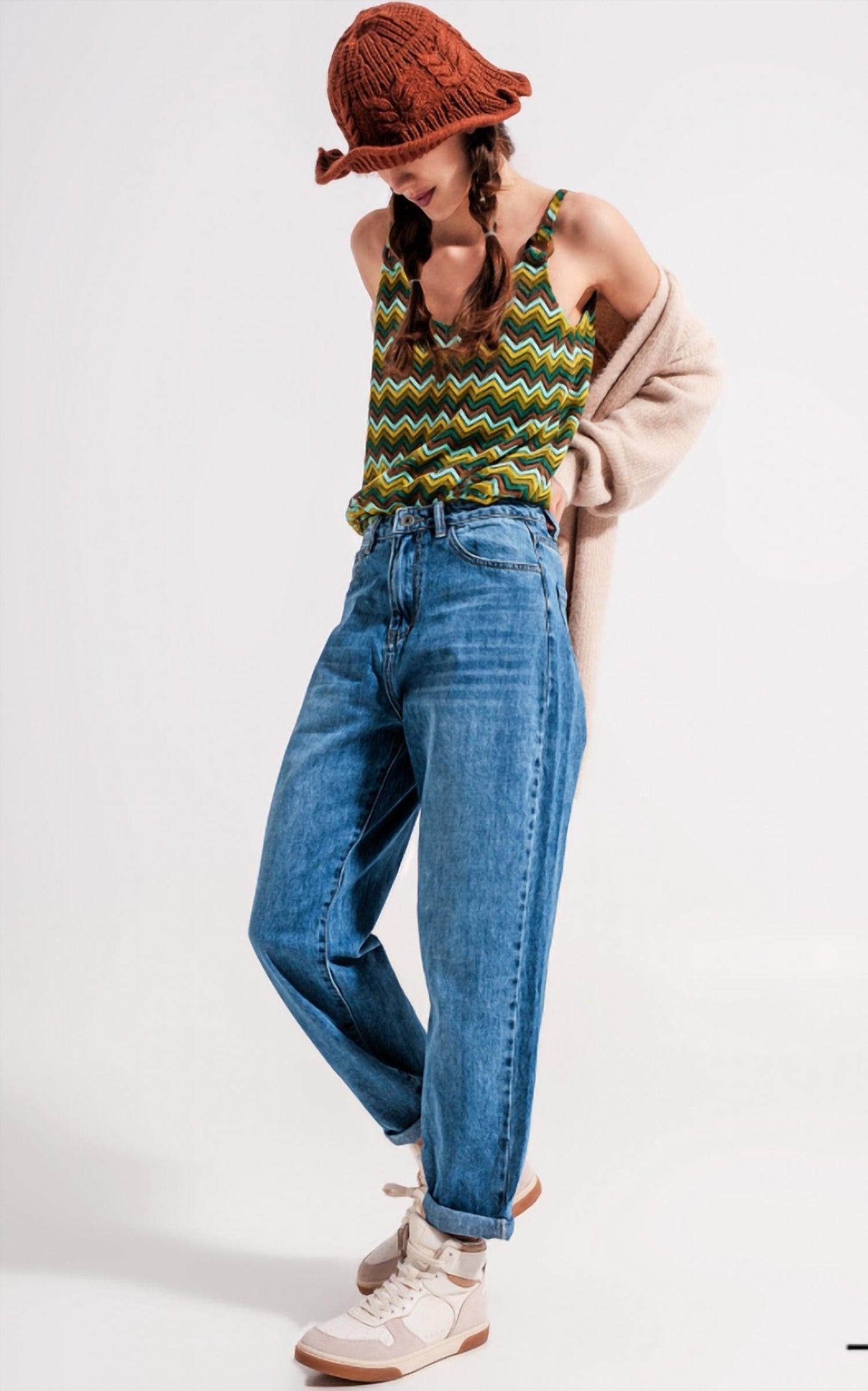 124 Voltaire - Ziz Zag Crochet Tank