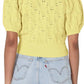 Astr - Elowen Short Sleeve Loose Knit Sweater