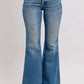 Judy Blue - Mid Rise Tummy Control Flare Jeans