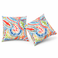 2 Pack Outdoor Throw Pillows (18x18 Inch)