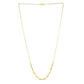 14k Yellow Gold Bead Paperclip Necklace
