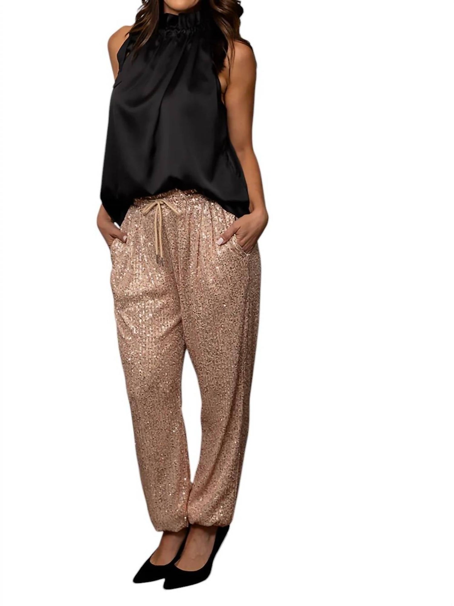 Entro - Sequin Party Pants