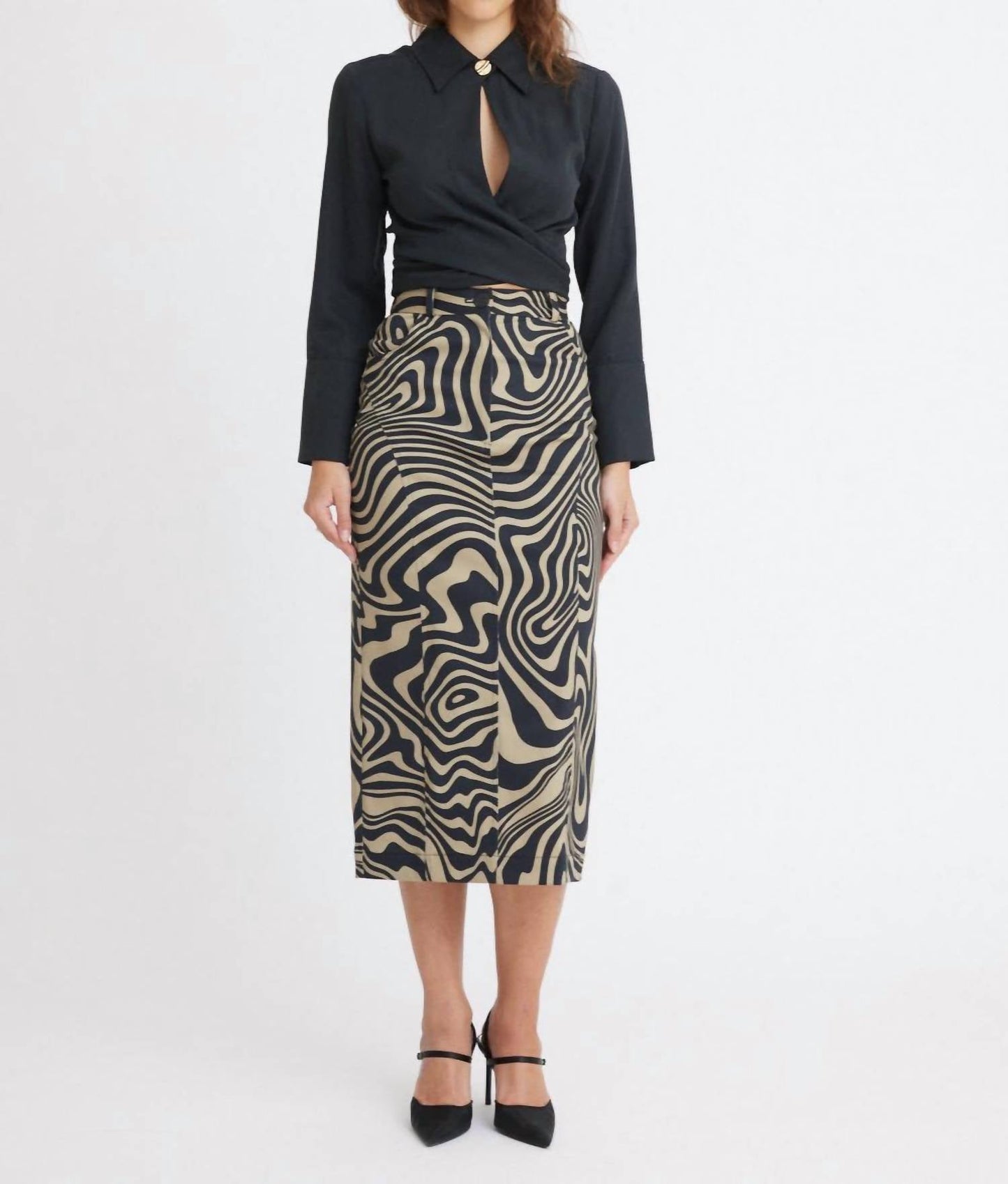 Matthew Bruch - Pencil Midi Skirt