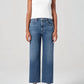 Agolde - Ren Raw Hem High Waist Ankle Wide Leg Jeans