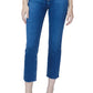 PAIGE Cindy High Waist Crop Straight Leg Jeans in Wonderwall, Size 25