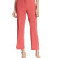 1.State - Crepe Kick Flare Ankle Coral Poppy Cropped Pants
