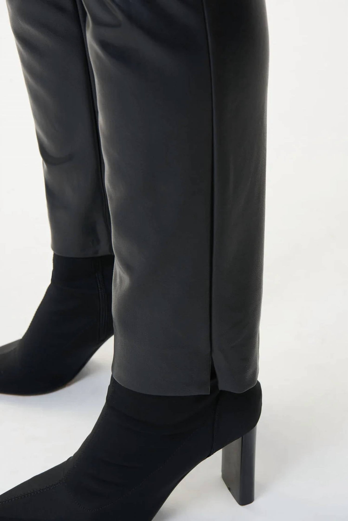Joseph Ribkoff - Faux Leather LDS Slimming Pant
