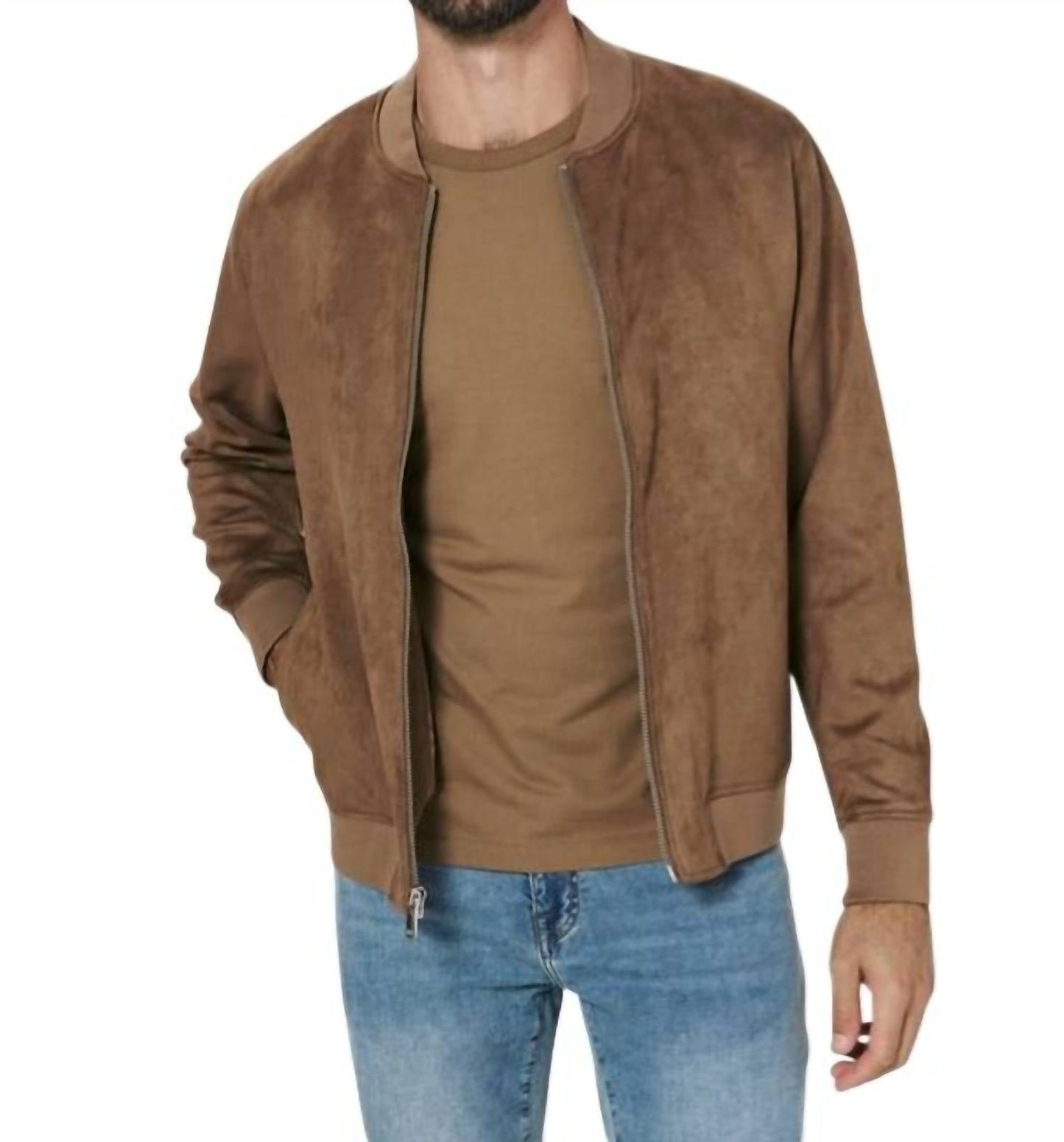 7Diamonds - Evolution Suede Bomber Jacket