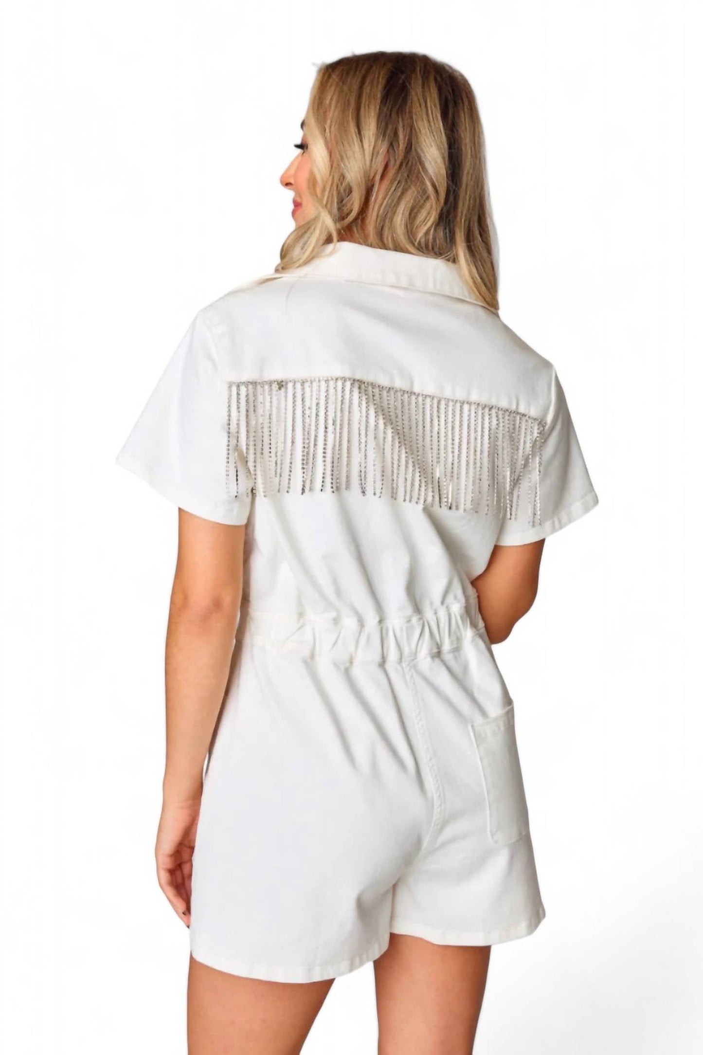 Buddylove - Jessie Crystal Fringe Romper