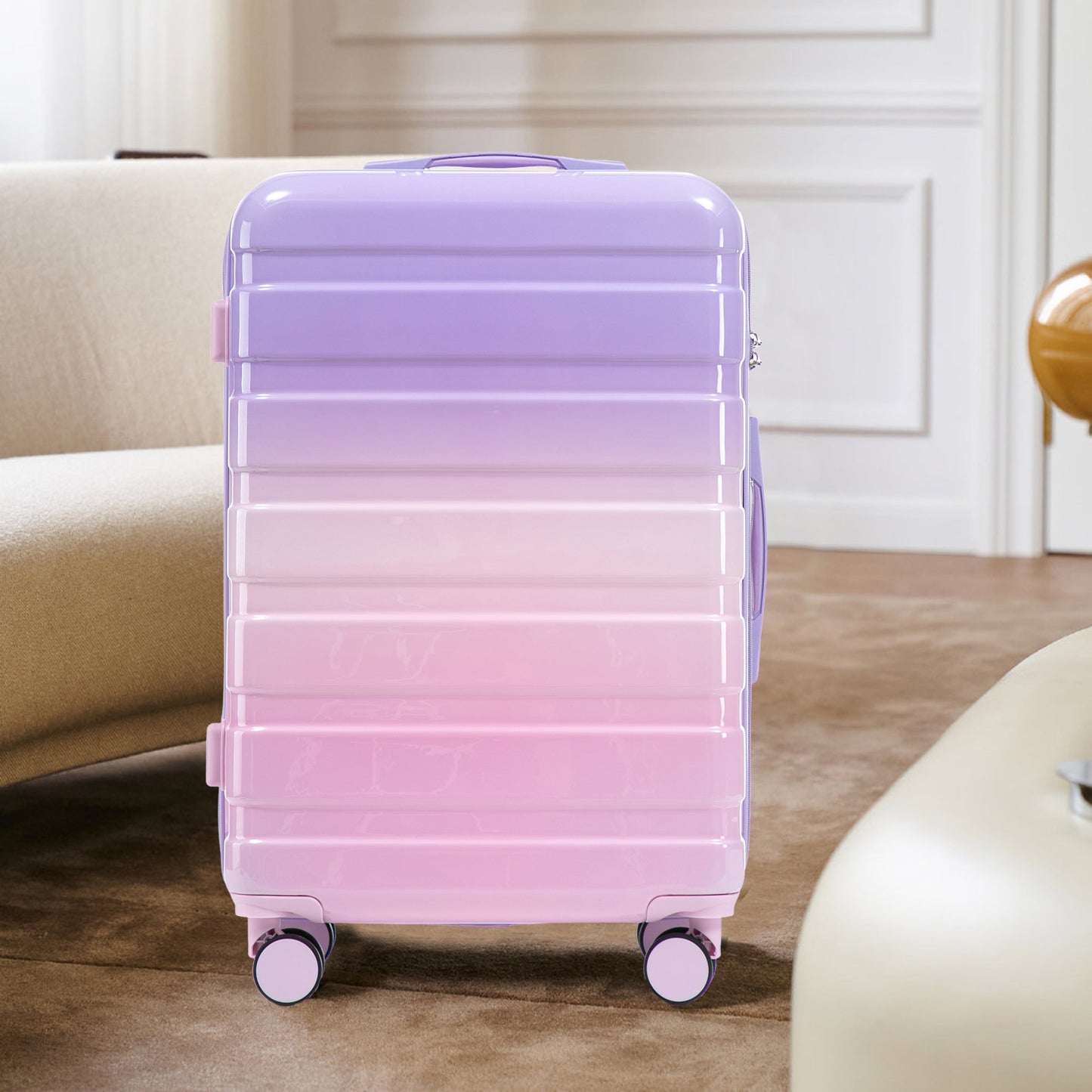 20'/24'/28' 3-Piece PC Spinner Wheel Luggage Set