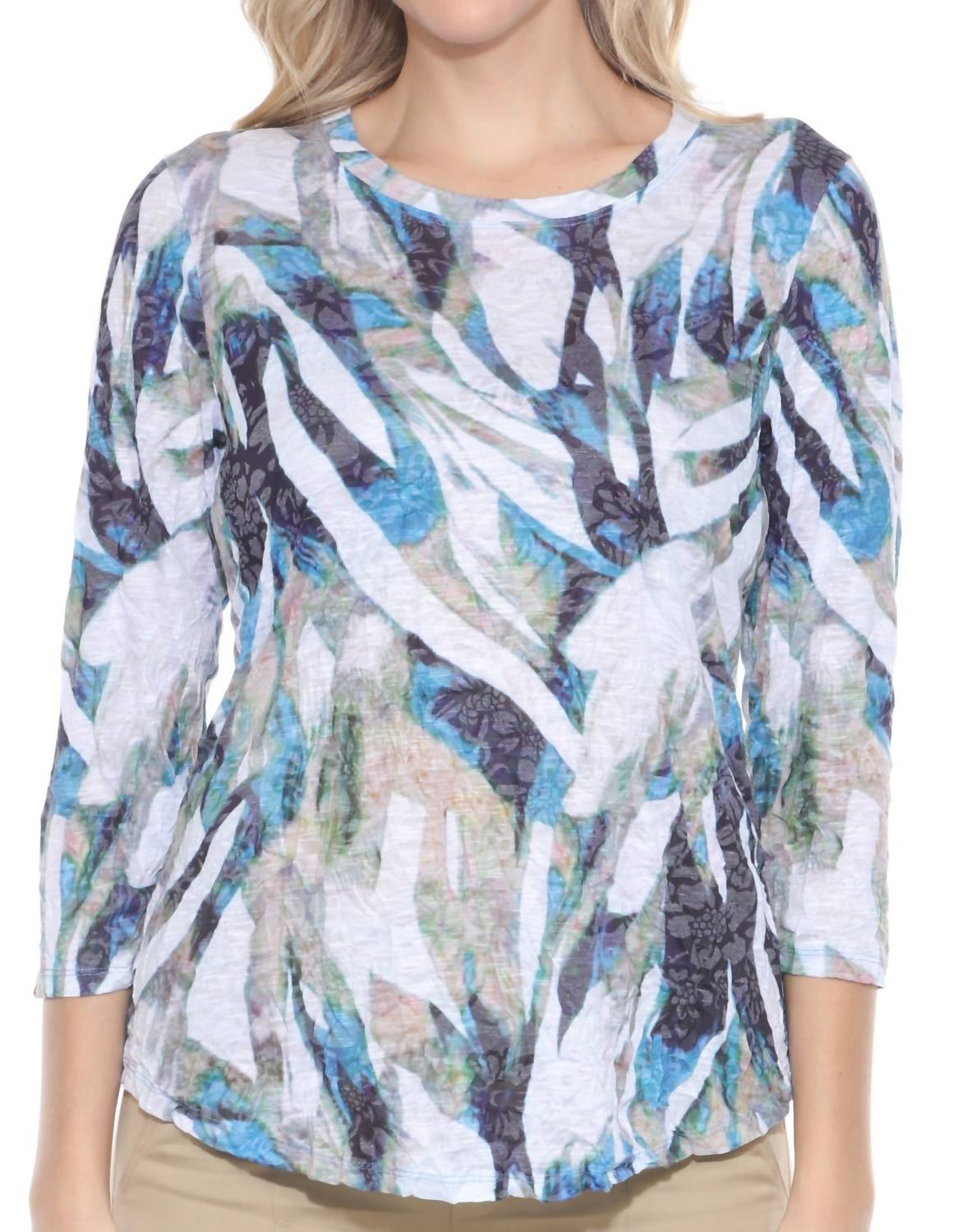 Carine - Round Neck Top