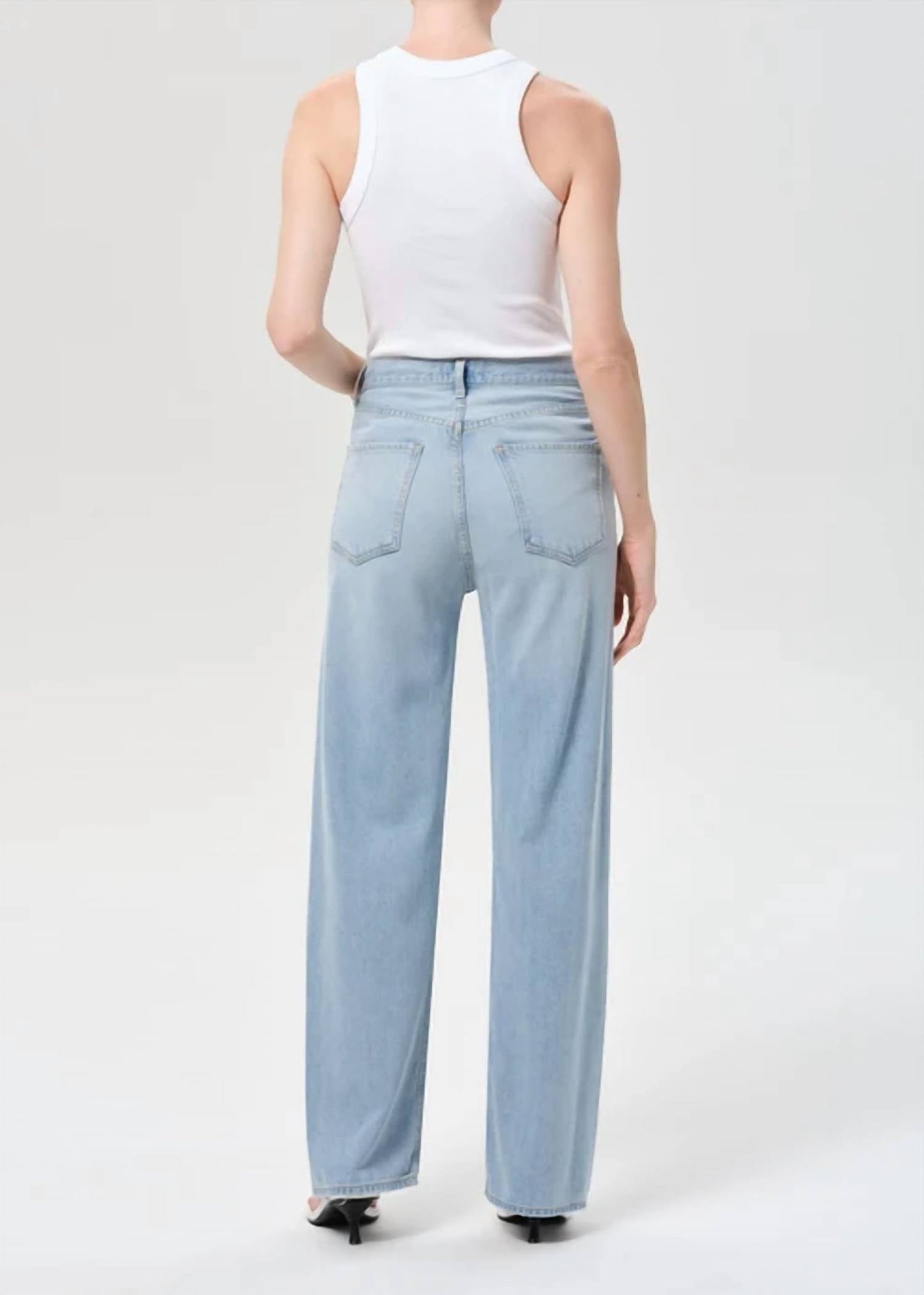 Agolde - Ren High Rise Wide Leg Jeans
