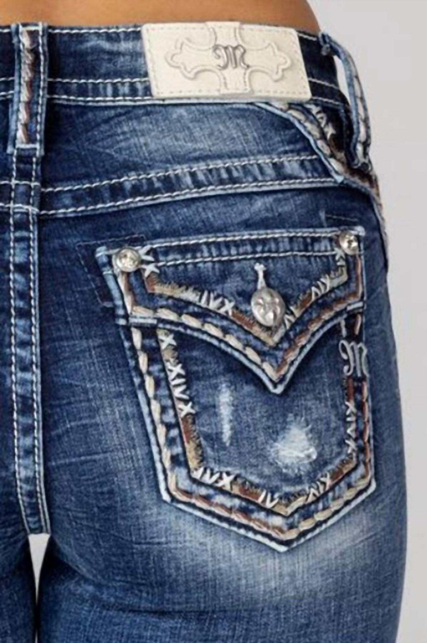 Miss Me - Women's Mid-rise Boot Cut Jean
