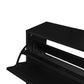 Modern Rattan 3 Door Shoe Rack Cabinet for Entryway