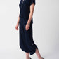 Joseph Ribkoff - V-neck Zip Front Cropped Jumpsuit