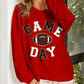 Bibi - Game Day Letter Patches Sweatshirt