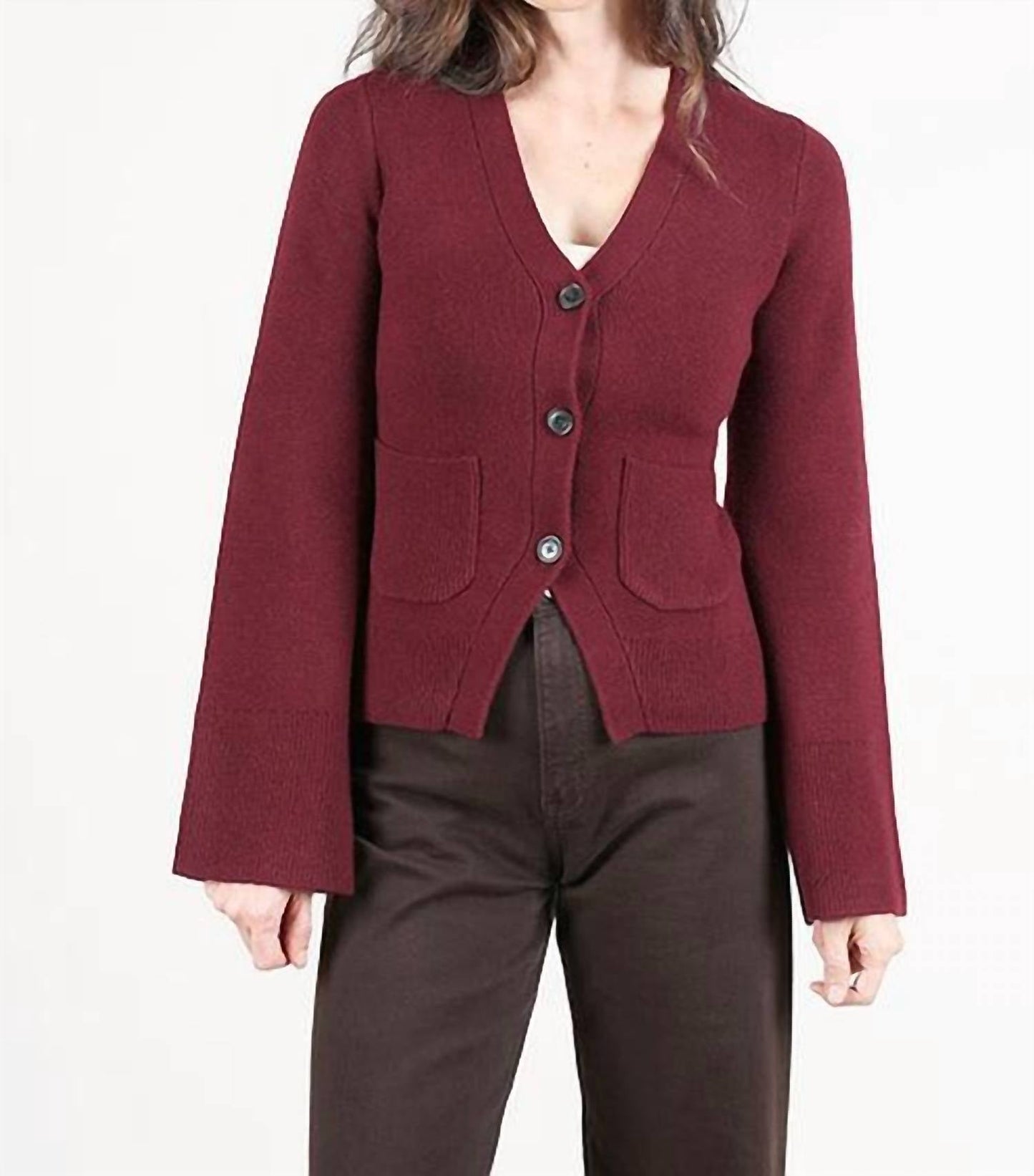 Pistola - Aeron V-neck Cardigan - Plus