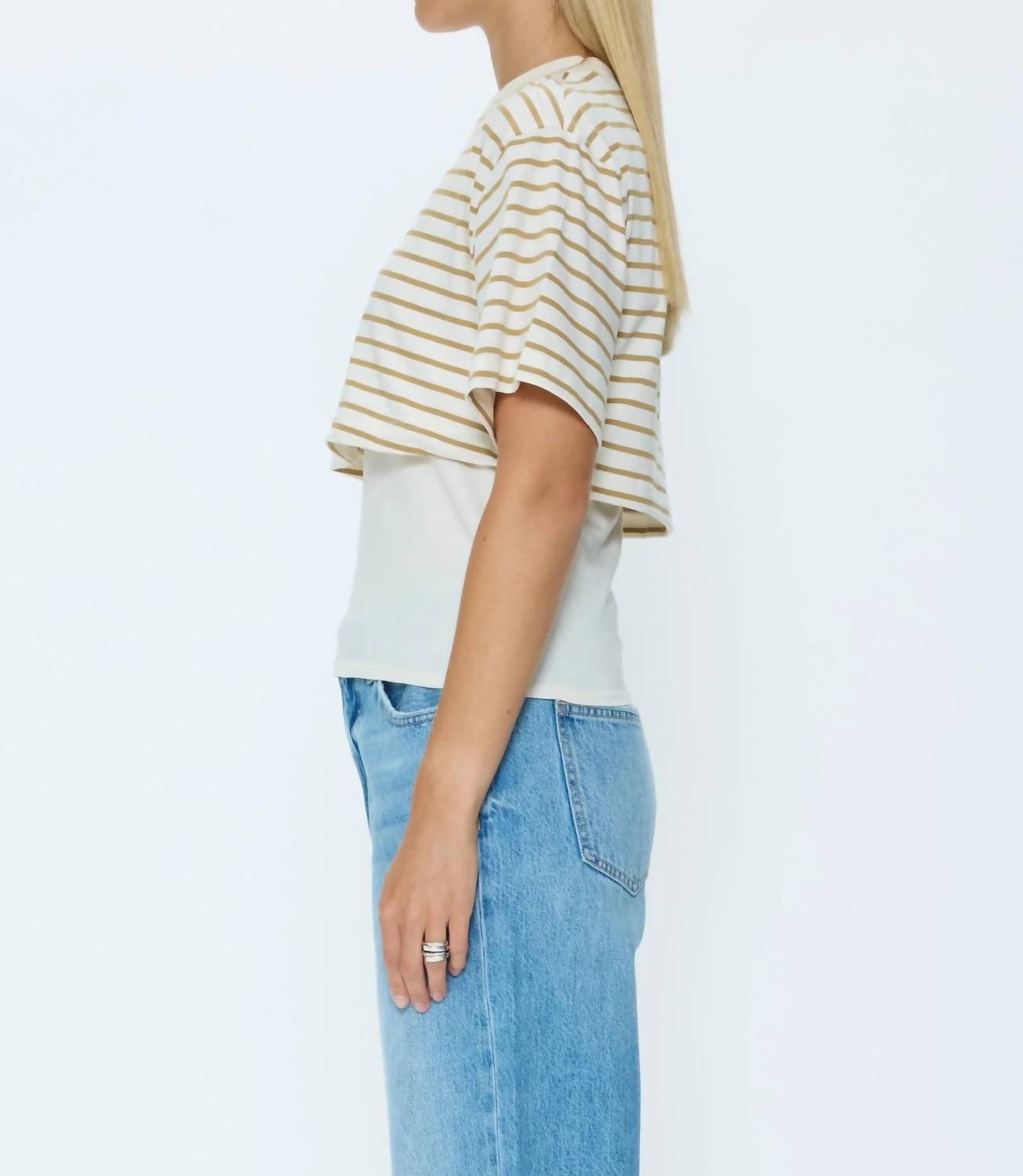 Pistola - Camryn Striped Layered T-Shirt