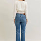 Judy Blue - Mid Rise Slim Straight Rigid Magic Button-fly Jeans