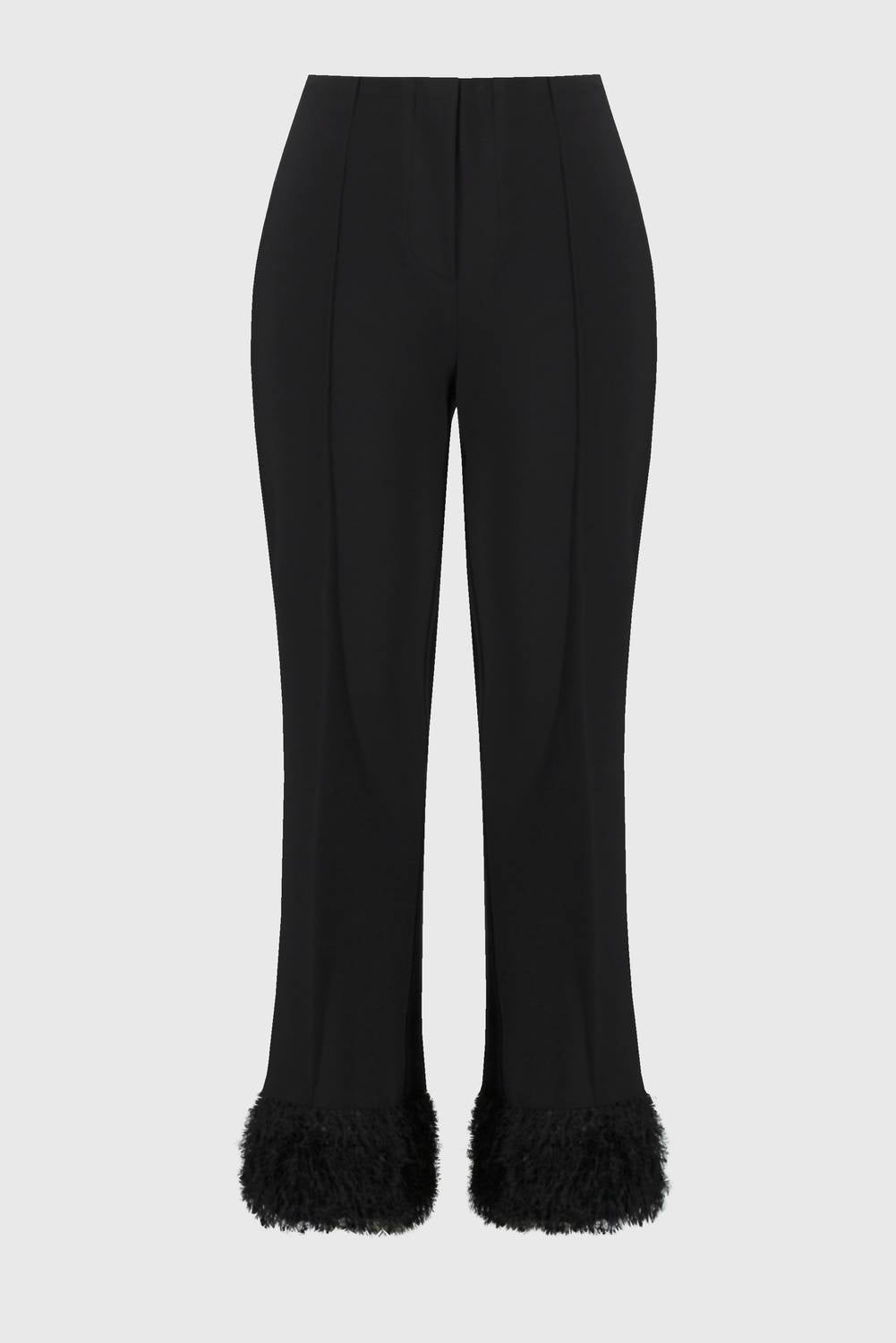 Joseph Ribkoff - Straight Pants With Feather Hem
