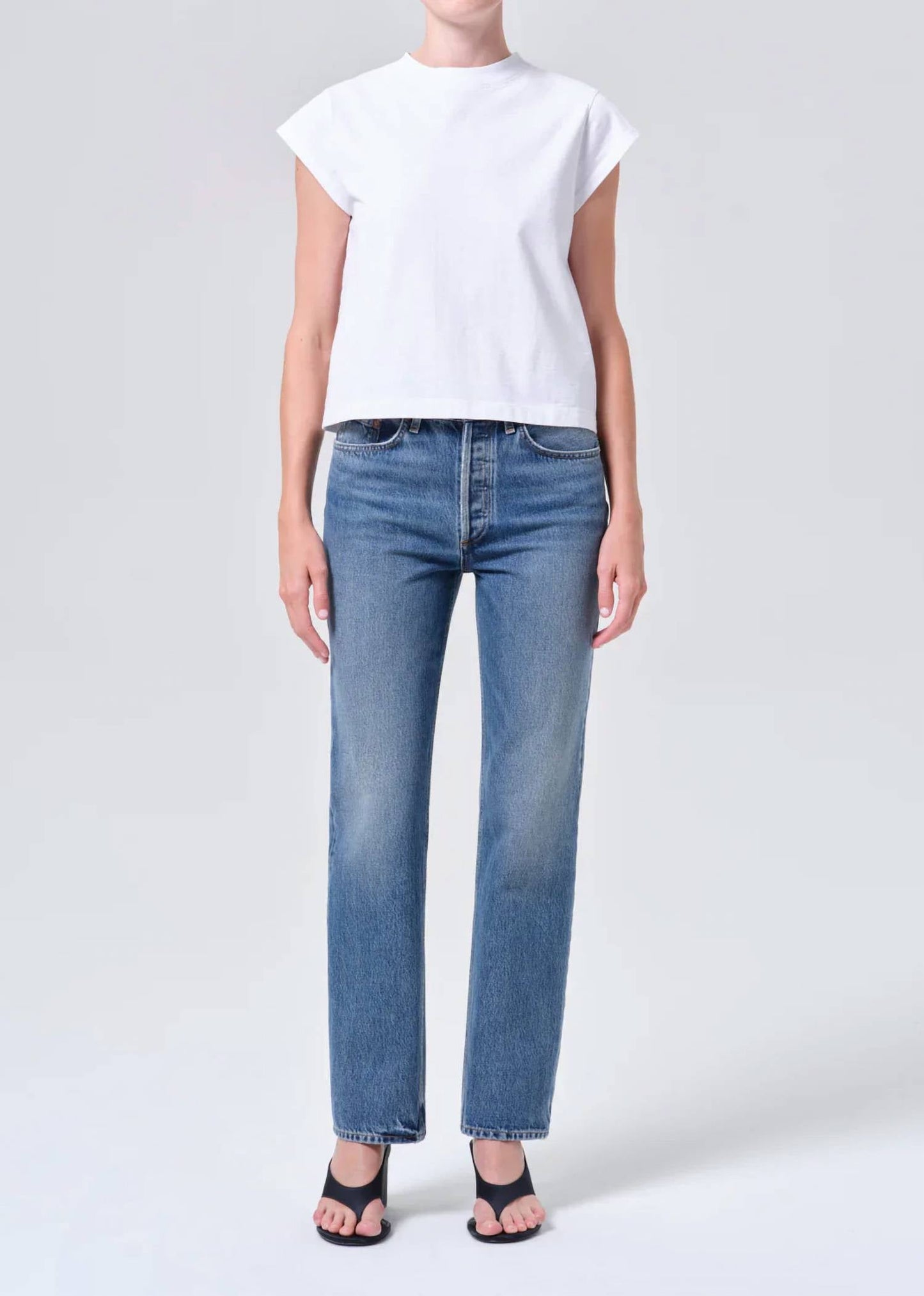 Agolde - Women's Lana Relaxed Straight Jeans