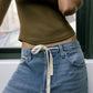 Pistola - Jadyn Mid Rise Drawstring Jeans