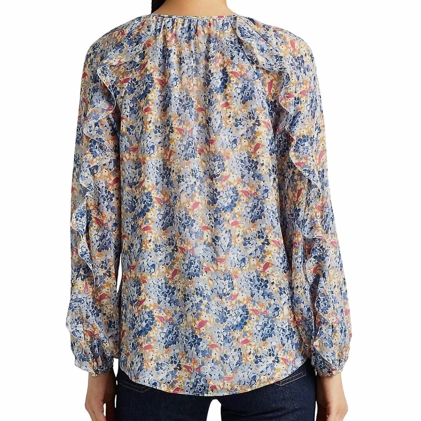 Ralph Lauren - Floral Crinkle Georgette Blouse