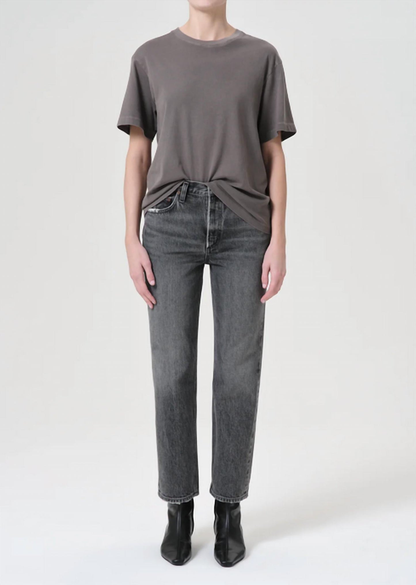 Agolde - Valen Mid-rise Vintage Straight Jean