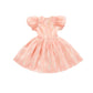 Omamimini - Fit & Flare Dress with Puff Sleeves