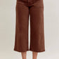 Judy Blue - Wide Crop Garment Dyed Utility Jeans