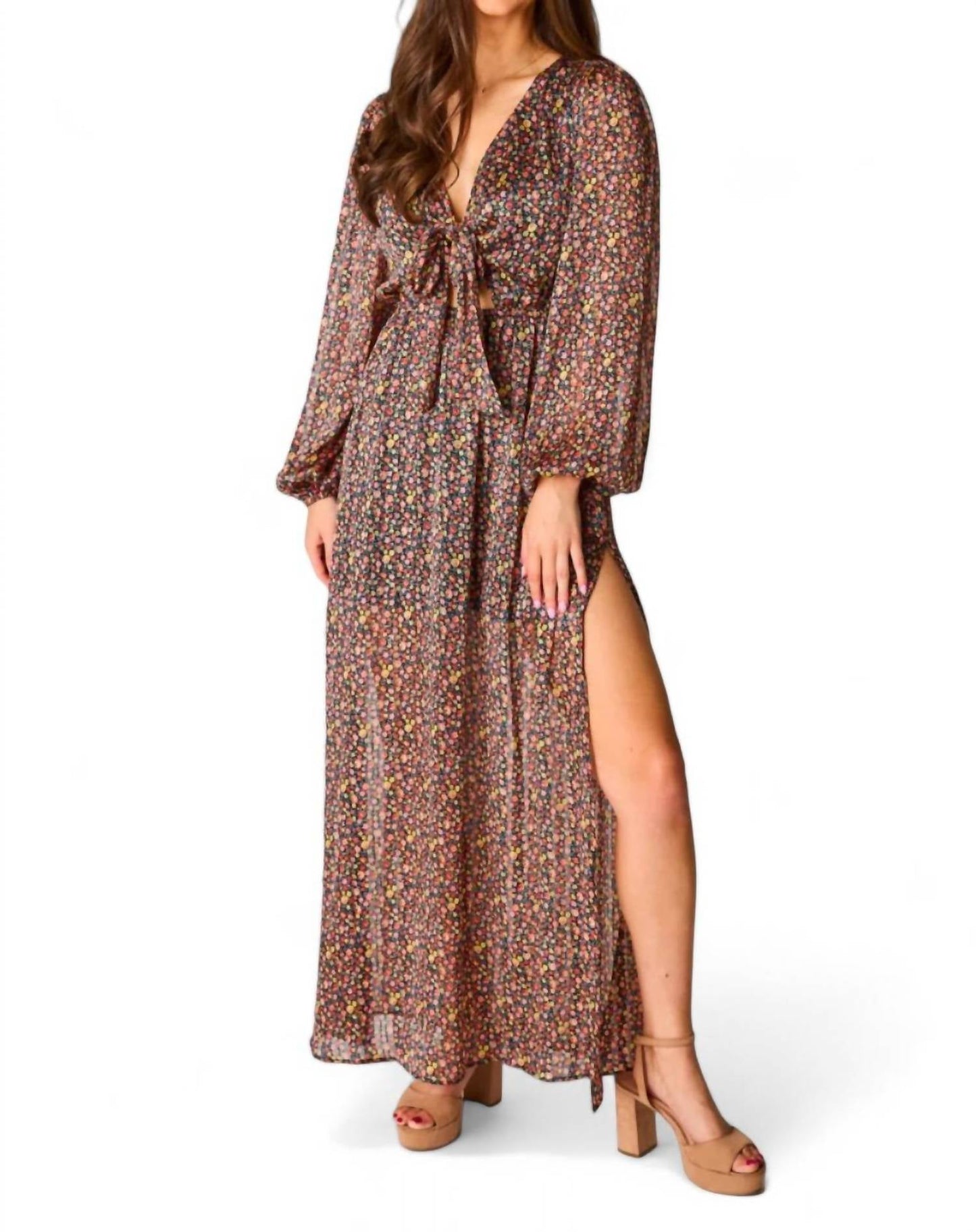 Buddylove - DESIRAE LONG SLEEVE MAXI DRESS
