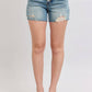 Judy Blue - Mid Rise Button-fly Destroy Shorts