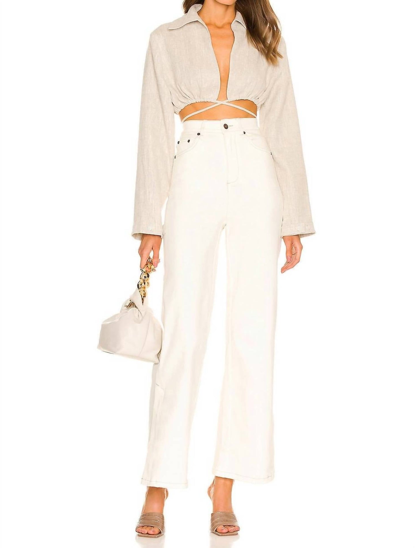 Misha - Julio High Rise Wide Leg Pant